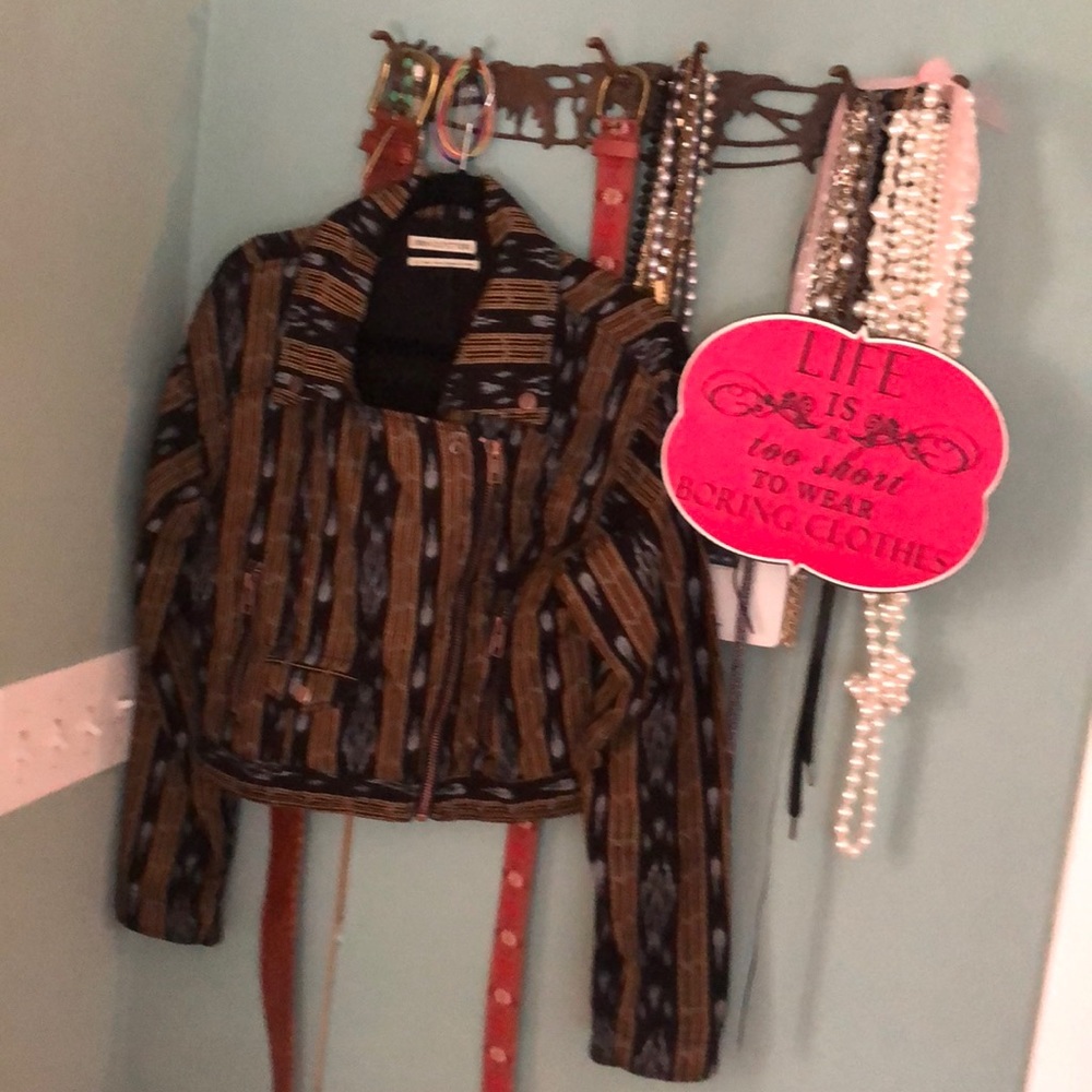 Motorcycle-Styled Cotton Jacket 🤗